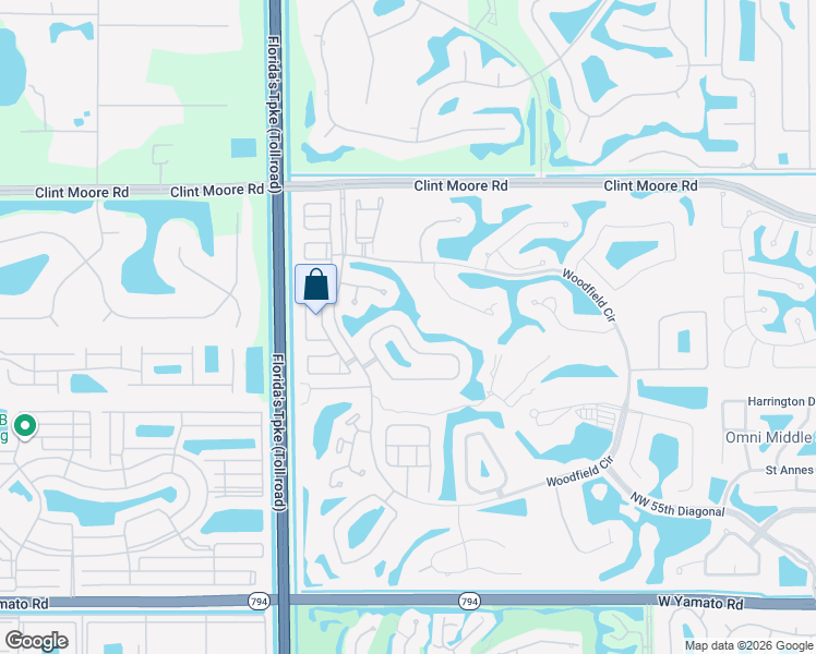 map of restaurants, bars, coffee shops, grocery stores, and more near 4167 Briarcliff Circle in Boca Raton