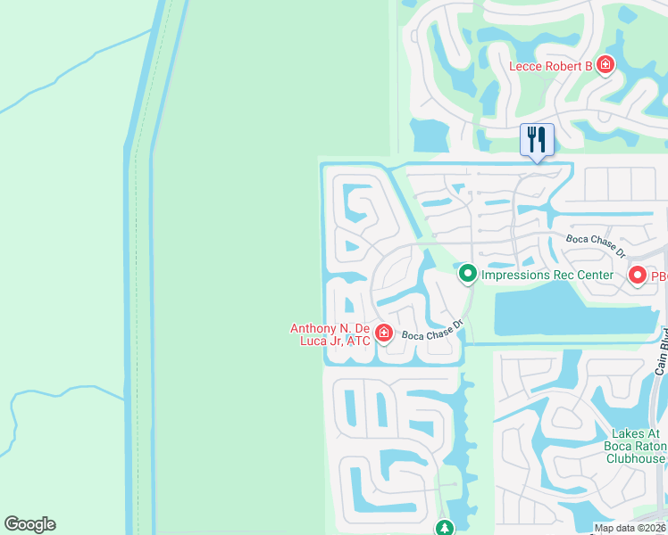 map of restaurants, bars, coffee shops, grocery stores, and more near 18281 Fresh Lake Way in Boca Raton