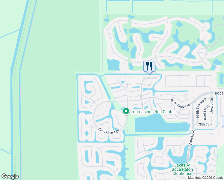 map of restaurants, bars, coffee shops, grocery stores, and more near 11176 Rios Road in Boca Raton