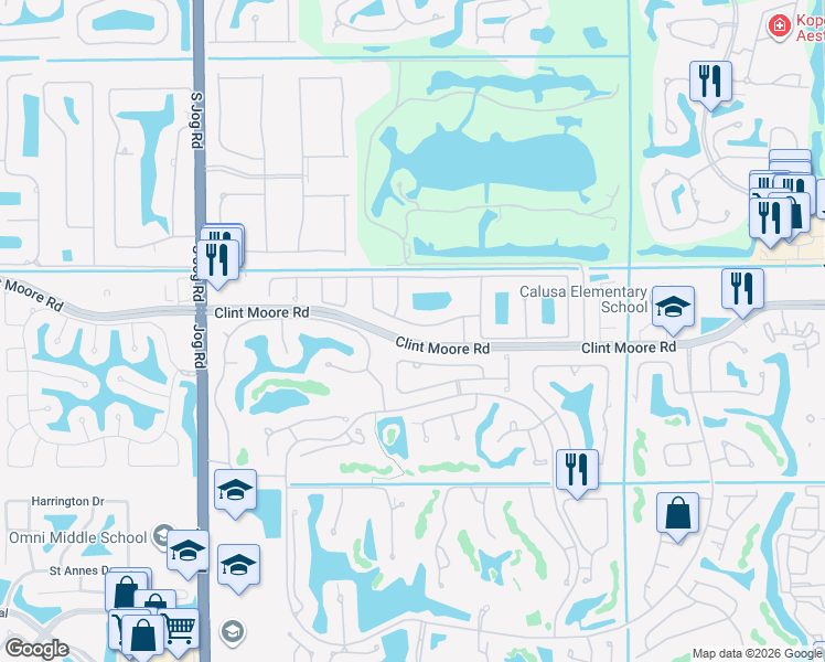 map of restaurants, bars, coffee shops, grocery stores, and more near 2479 Northwest 66th Drive in Boca Raton