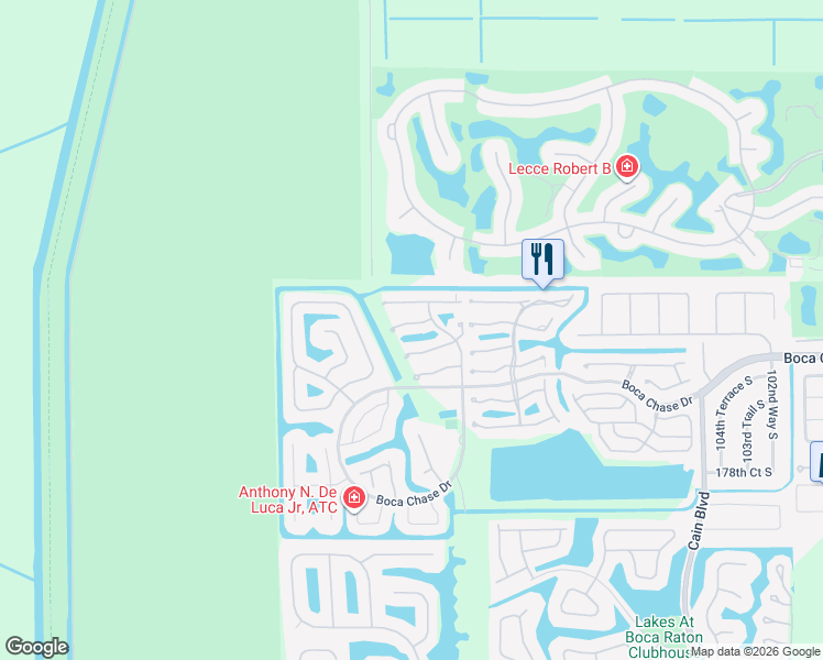 map of restaurants, bars, coffee shops, grocery stores, and more near 11193 Sangria Court in Boca Raton