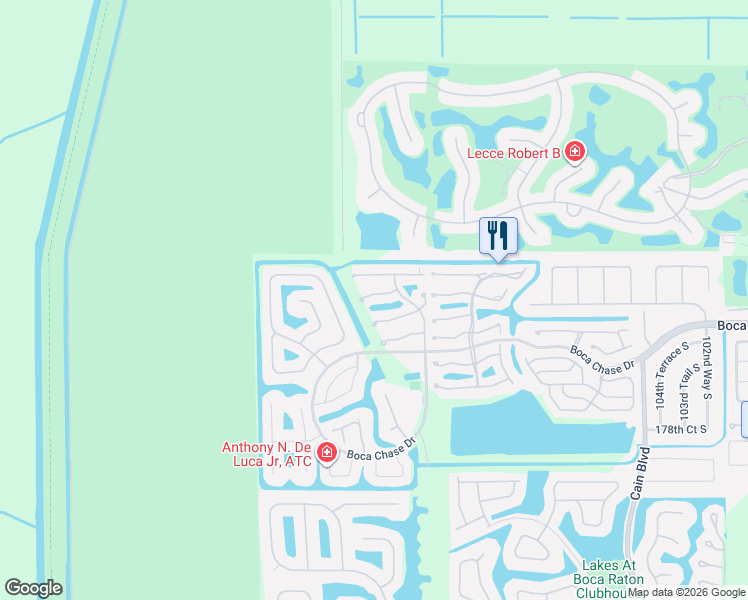 map of restaurants, bars, coffee shops, grocery stores, and more near 11193 Sangria Court in Boca Raton