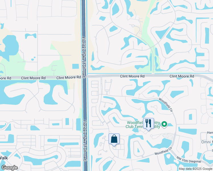 map of restaurants, bars, coffee shops, grocery stores, and more near 6517 Somerset Circle in Boca Raton