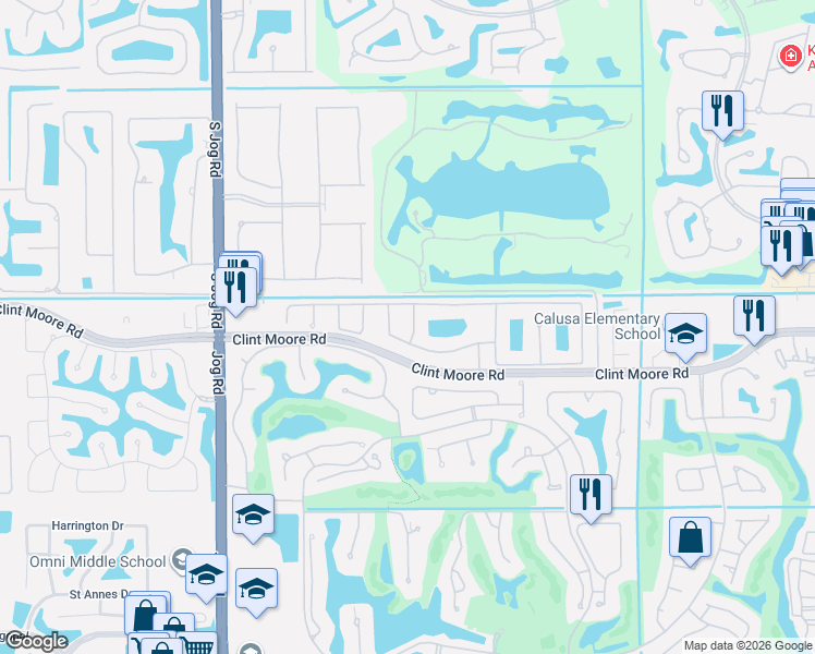 map of restaurants, bars, coffee shops, grocery stores, and more near 6691 Northwest 25th Avenue in Boca Raton