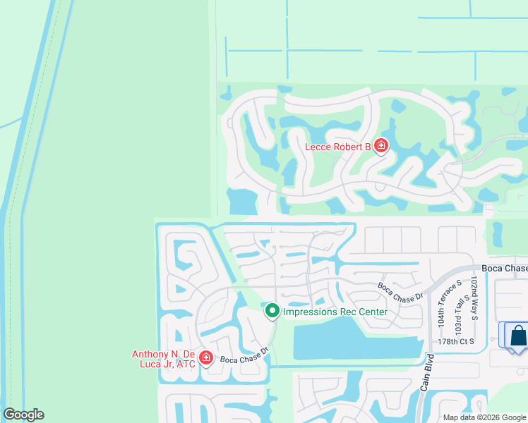 map of restaurants, bars, coffee shops, grocery stores, and more near 17969 Fairoaks Way in Boca Raton
