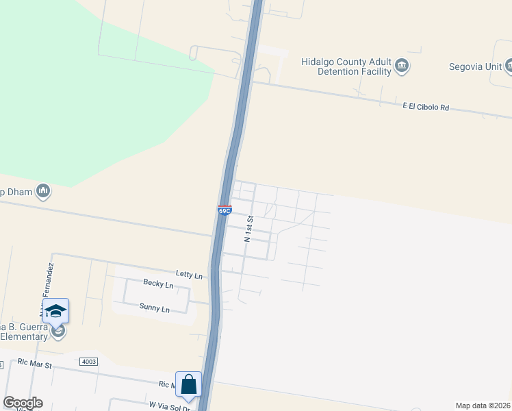 map of restaurants, bars, coffee shops, grocery stores, and more near 114 Jefferson Avenue in Edinburg