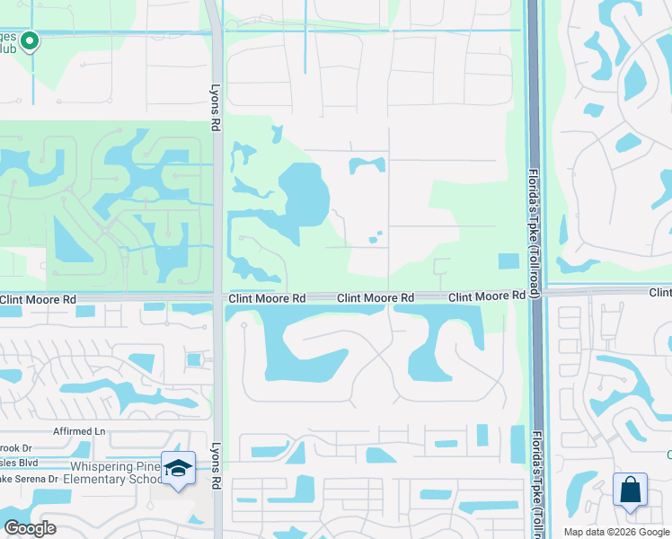 map of restaurants, bars, coffee shops, grocery stores, and more near 8650 Surrey Lane in Boca Raton
