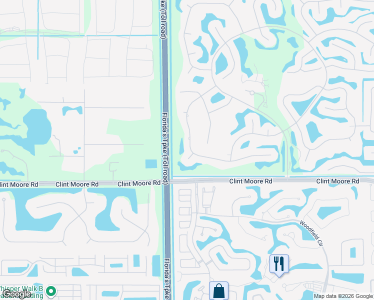 map of restaurants, bars, coffee shops, grocery stores, and more near 17669 Foxborough Lane in Boca Raton