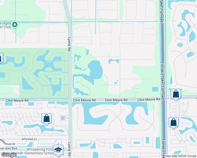 map of restaurants, bars, coffee shops, grocery stores, and more near 8705 Surrey Lane in Boca Raton