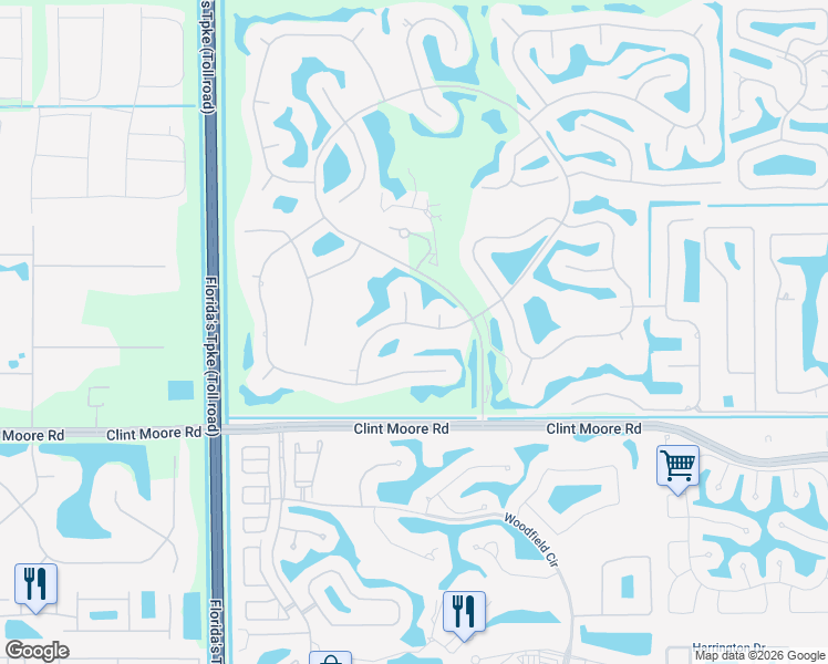 map of restaurants, bars, coffee shops, grocery stores, and more near 7482 Fenwick Place in Boca Raton