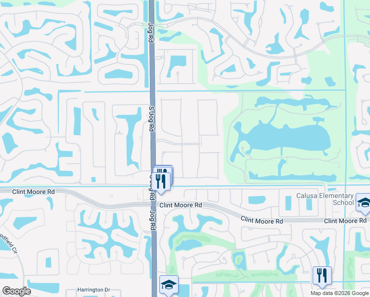 map of restaurants, bars, coffee shops, grocery stores, and more near 7011 Northwest 27th Avenue in Boca Raton