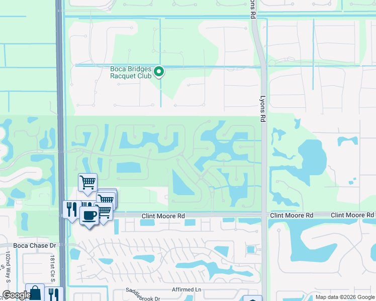 map of restaurants, bars, coffee shops, grocery stores, and more near 9313 Grand Estates Way in Boca Raton