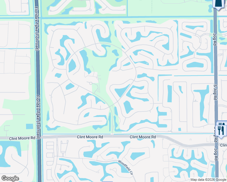 map of restaurants, bars, coffee shops, grocery stores, and more near 7311 Ballantrae Court in Boca Raton