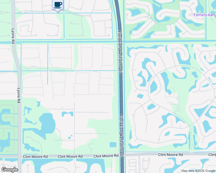 map of restaurants, bars, coffee shops, grocery stores, and more near 8074 White Wave Terrace in Boca Raton