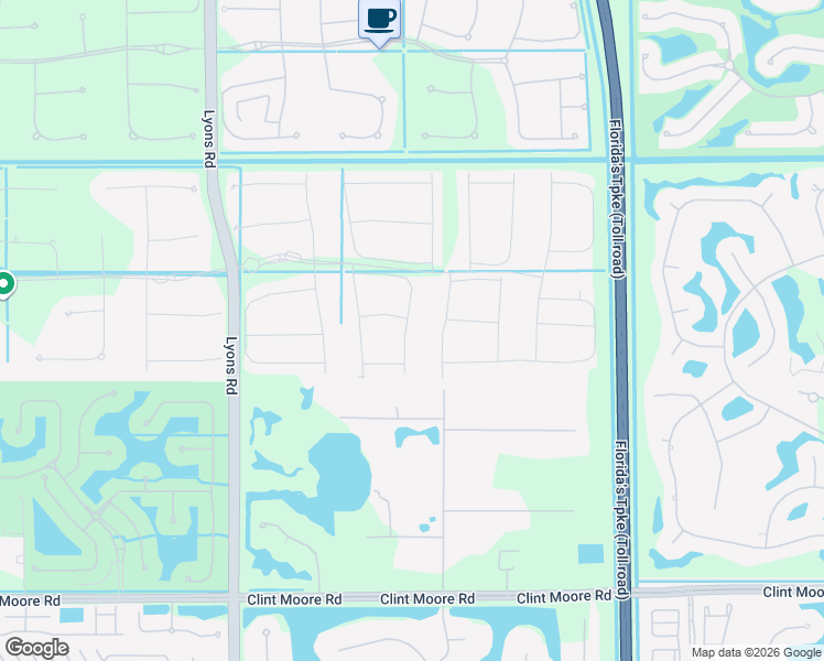 map of restaurants, bars, coffee shops, grocery stores, and more near 8513 Apple Falls Lane in Boca Raton