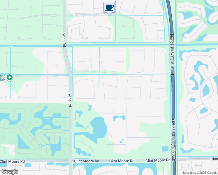 map of restaurants, bars, coffee shops, grocery stores, and more near 8618 Tower Bridge Court in Sunrise