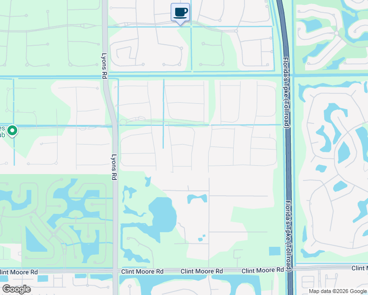 map of restaurants, bars, coffee shops, grocery stores, and more near 8618 Tower Bridge Court in Sunrise