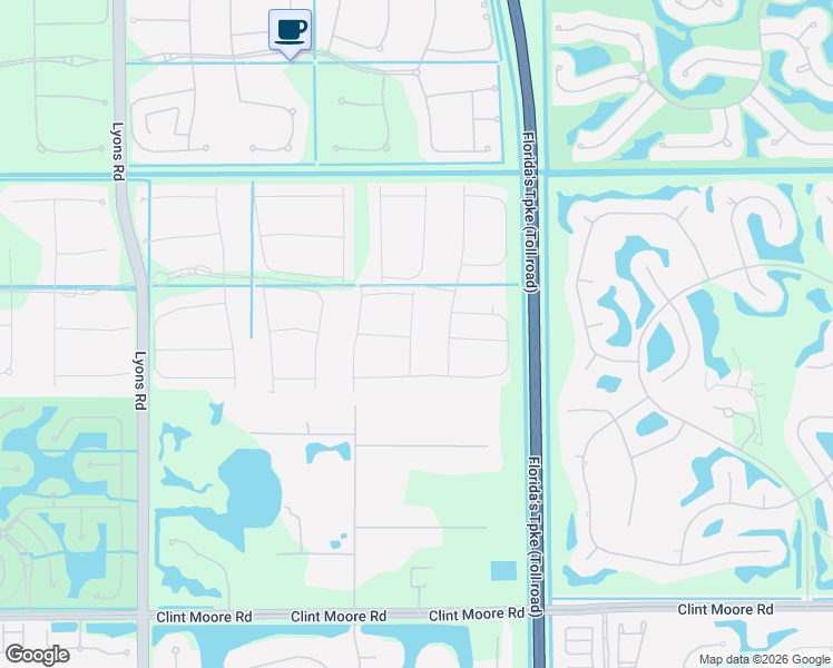 map of restaurants, bars, coffee shops, grocery stores, and more near 8228 Oceanus Drive in Boca Raton