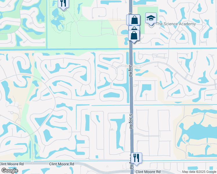 map of restaurants, bars, coffee shops, grocery stores, and more near 6676 Portside Drive in Boca Raton