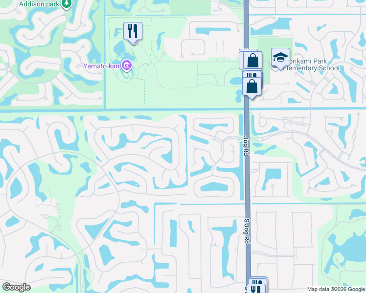map of restaurants, bars, coffee shops, grocery stores, and more near 6987 Queenferry Circle in Boca Raton