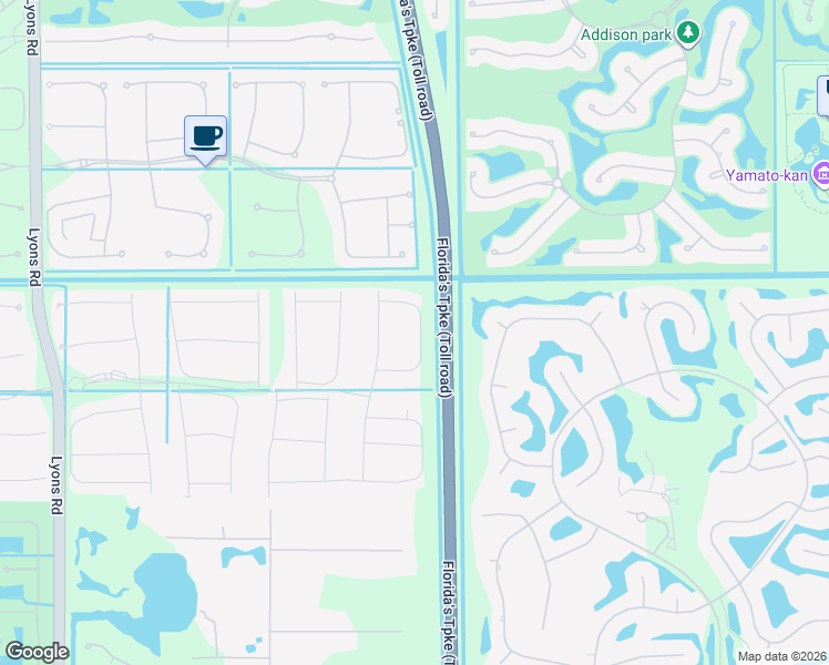 map of restaurants, bars, coffee shops, grocery stores, and more near 8092 Laurel Falls Drive in Boca Raton