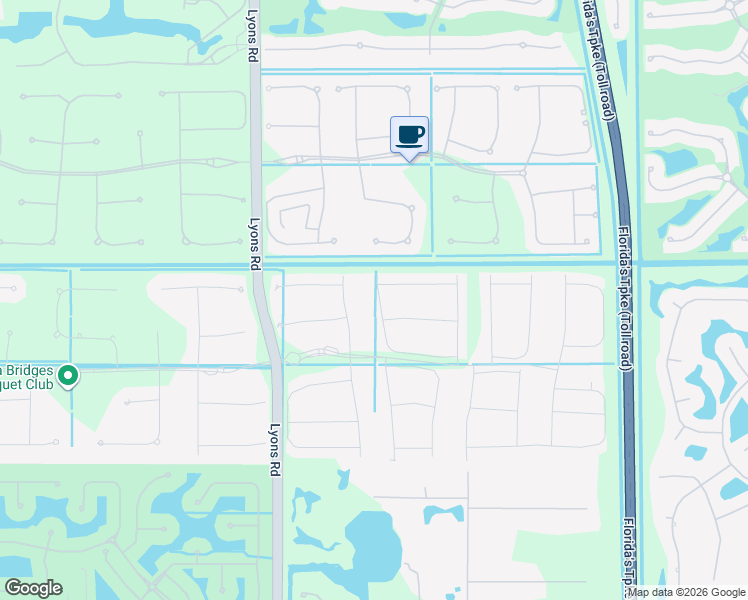 map of restaurants, bars, coffee shops, grocery stores, and more near 17041 Wandering Wave Avenue in Boca Raton