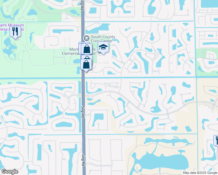 map of restaurants, bars, coffee shops, grocery stores, and more near 6168 Island Bend in Boca Raton