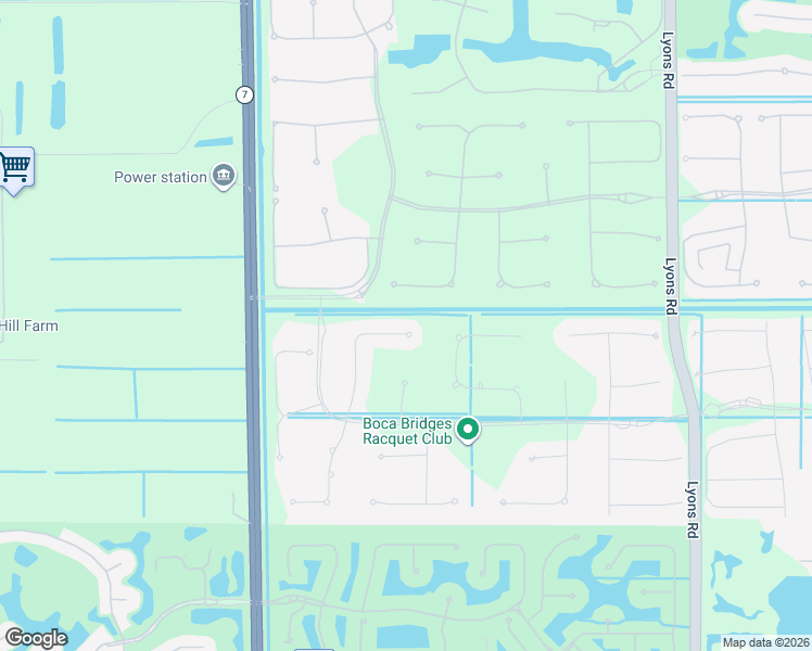 map of restaurants, bars, coffee shops, grocery stores, and more near 16856 Matisse Drive in Delray Beach
