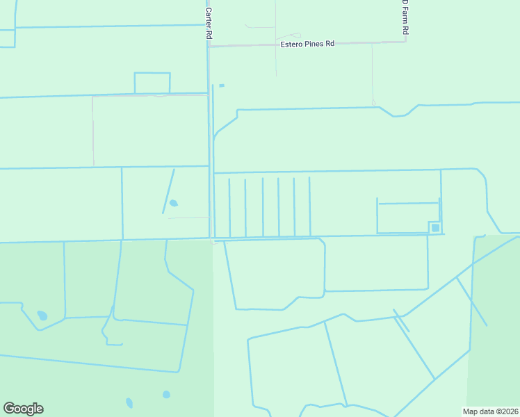 map of restaurants, bars, coffee shops, grocery stores, and more near 21991 Carter Road in Estero