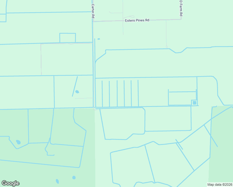 map of restaurants, bars, coffee shops, grocery stores, and more near 21991 Carter Road in Estero