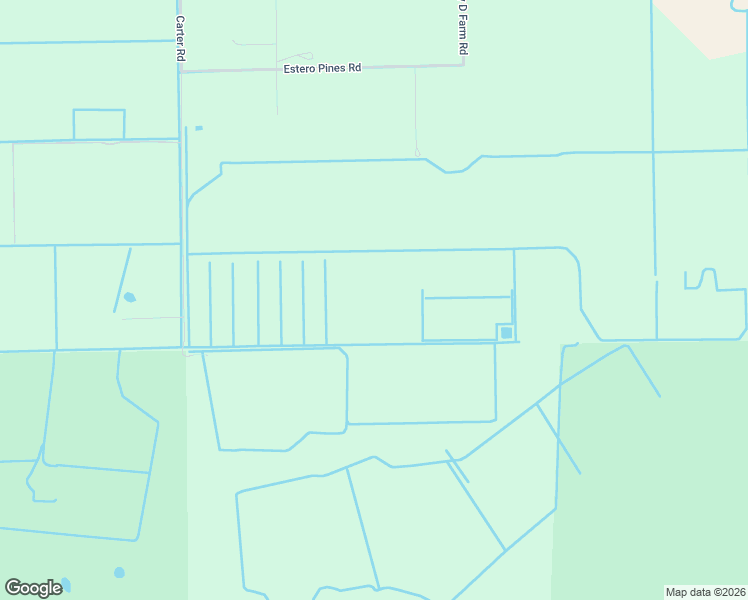 map of restaurants, bars, coffee shops, grocery stores, and more near 21999 Carter Road in Estero