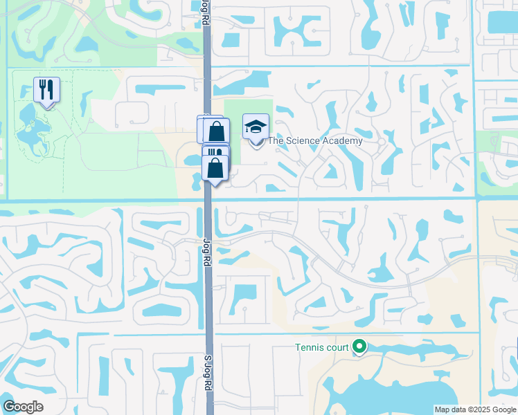 map of restaurants, bars, coffee shops, grocery stores, and more near 6221 Island Walk in Boca Raton