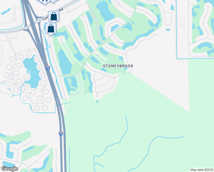 map of restaurants, bars, coffee shops, grocery stores, and more near 11554 Woodmount Lane in Estero