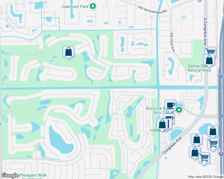 map of restaurants, bars, coffee shops, grocery stores, and more near 17266 Boca Club Boulevard in Boca Raton