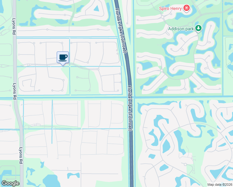 map of restaurants, bars, coffee shops, grocery stores, and more near 16933 Bridge Crossing Circle in Delray Beach