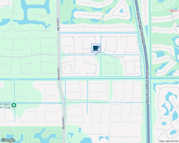 map of restaurants, bars, coffee shops, grocery stores, and more near 16913 Crown Bridge Drive in Delray Beach