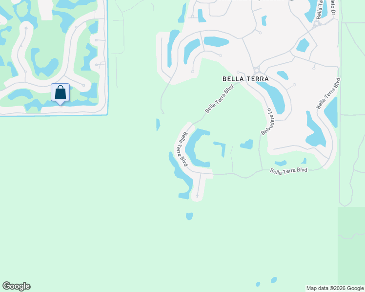map of restaurants, bars, coffee shops, grocery stores, and more near 21157 Bella Terra Boulevard in Estero