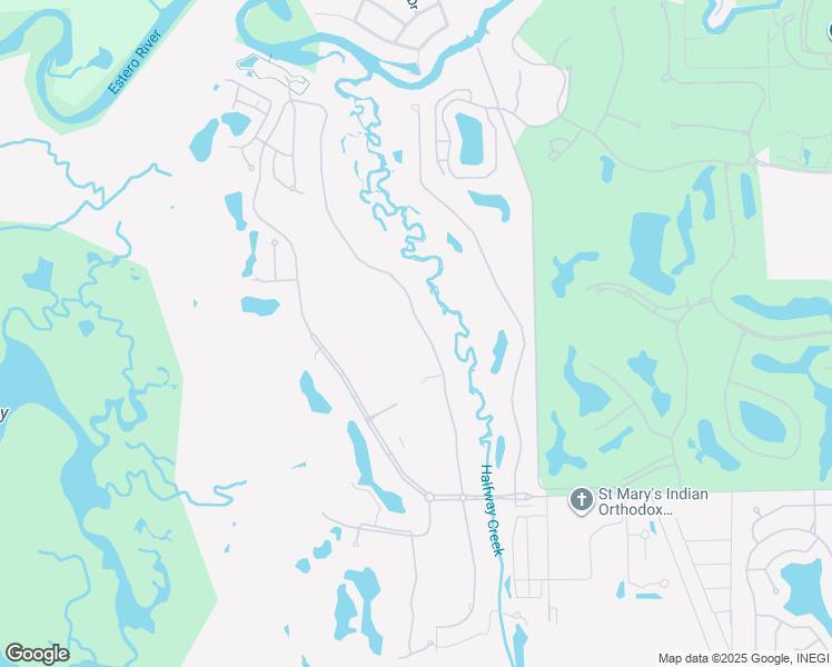 map of restaurants, bars, coffee shops, grocery stores, and more near 20210 Chapel Trce in Estero