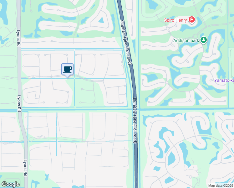 map of restaurants, bars, coffee shops, grocery stores, and more near 8172 Hutchinson Court in Delray Beach