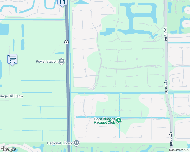 map of restaurants, bars, coffee shops, grocery stores, and more near Strasbourg Lane in Delray Beach