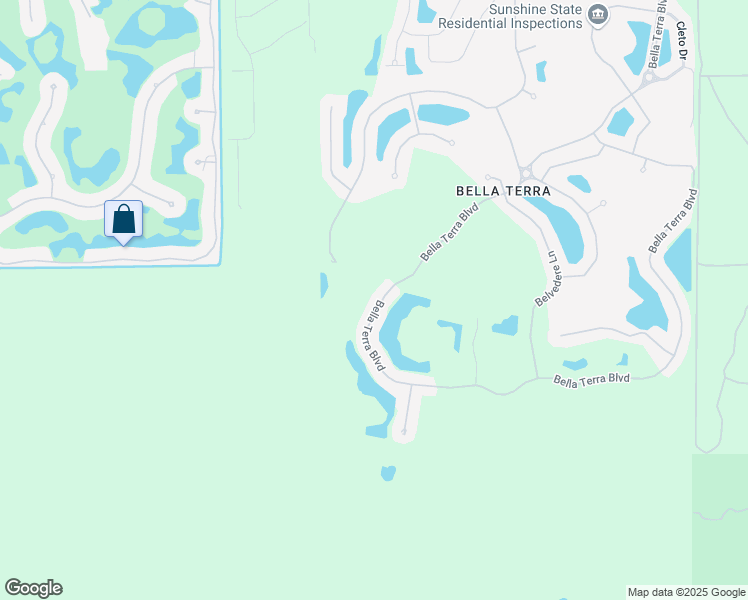 map of restaurants, bars, coffee shops, grocery stores, and more near 21128 Bella Terra Boulevard in Estero