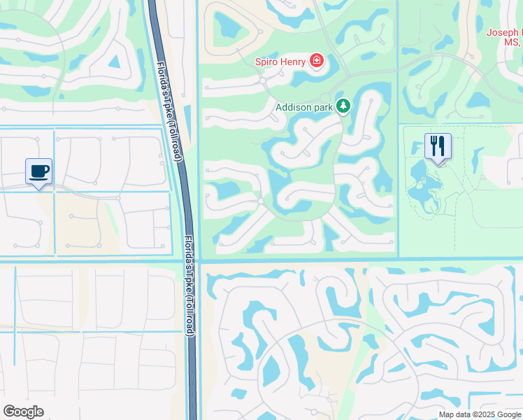 map of restaurants, bars, coffee shops, grocery stores, and more near 7725 Montecito Place in Delray Beach