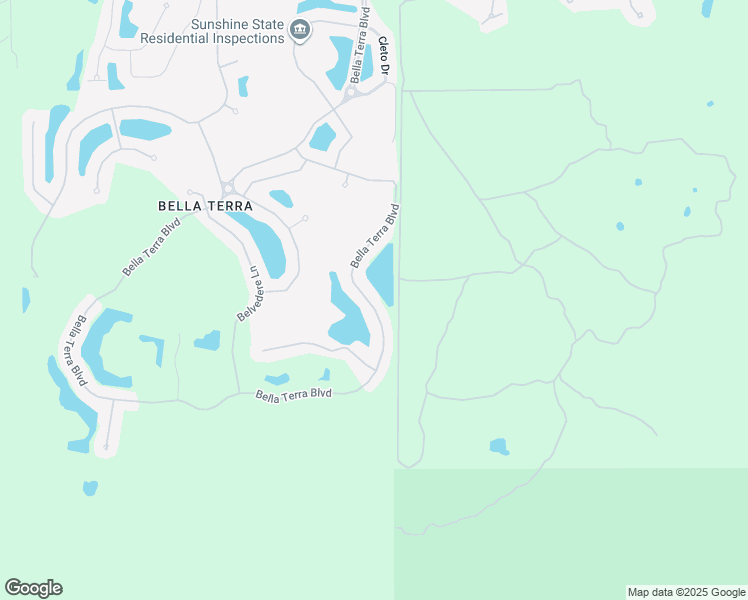 map of restaurants, bars, coffee shops, grocery stores, and more near 21608 Bella Terra Boulevard in Estero
