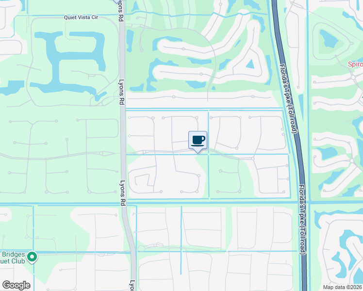 map of restaurants, bars, coffee shops, grocery stores, and more near 8532 Lewis River Road in Delray Beach