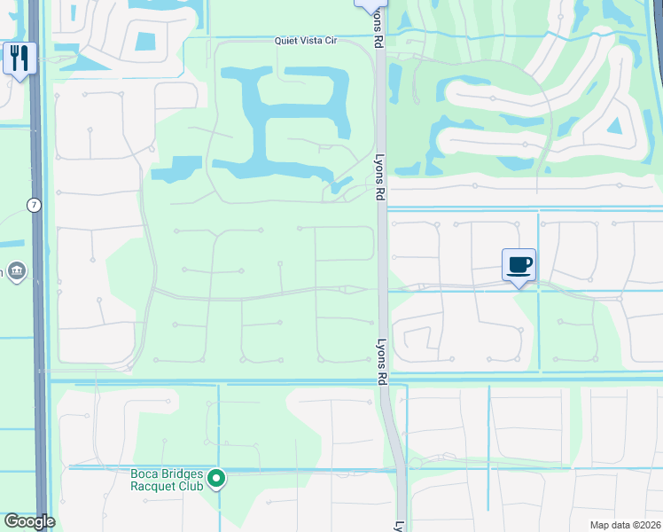 map of restaurants, bars, coffee shops, grocery stores, and more near 9319 Eden Roc Court in Delray Beach