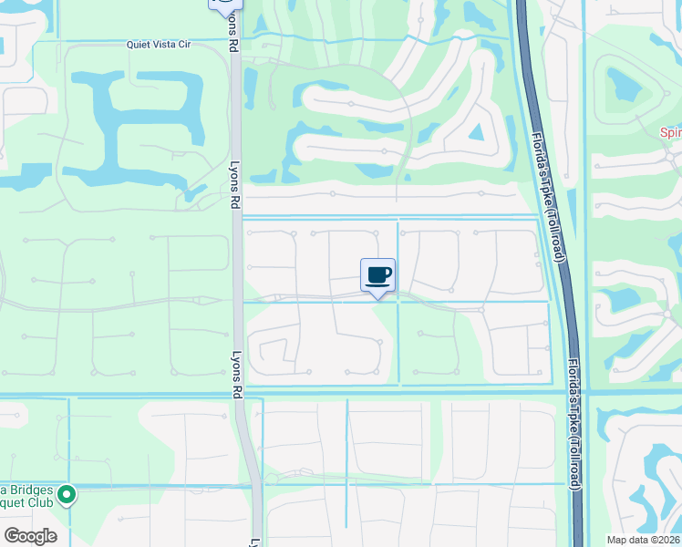map of restaurants, bars, coffee shops, grocery stores, and more near 8532 Lewis River Road in Delray Beach
