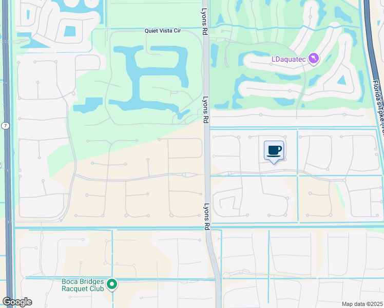 map of restaurants, bars, coffee shops, grocery stores, and more near 9434 Eden Roc Court in Delray Beach