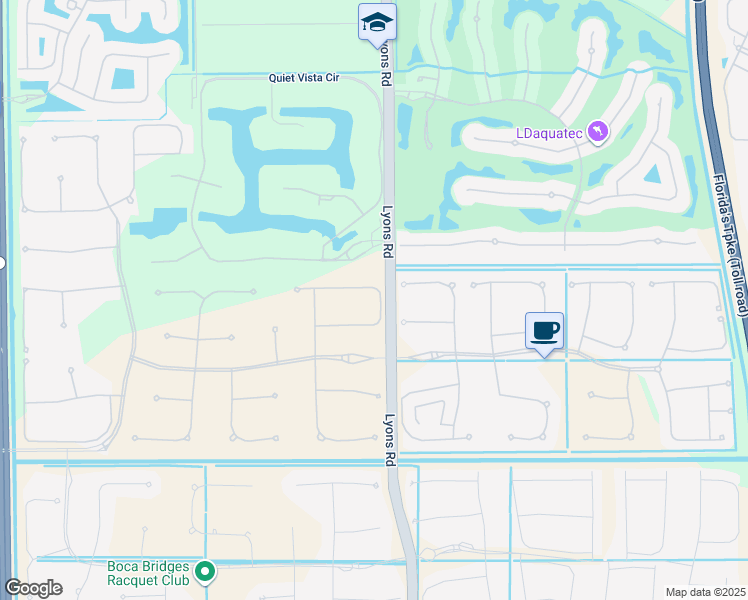 map of restaurants, bars, coffee shops, grocery stores, and more near 9434 Eden Roc Court in Delray Beach