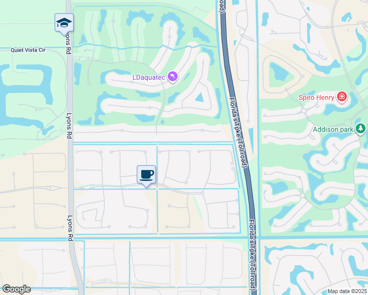 map of restaurants, bars, coffee shops, grocery stores, and more near 8349 Golden Gate Avenue in Delray Beach