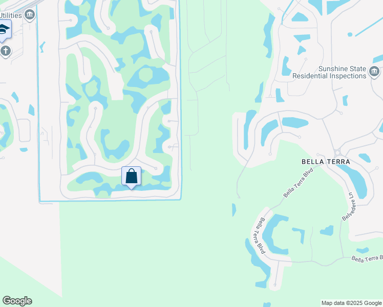 map of restaurants, bars, coffee shops, grocery stores, and more near 20601-20699 Wildcat Run Drive in Estero